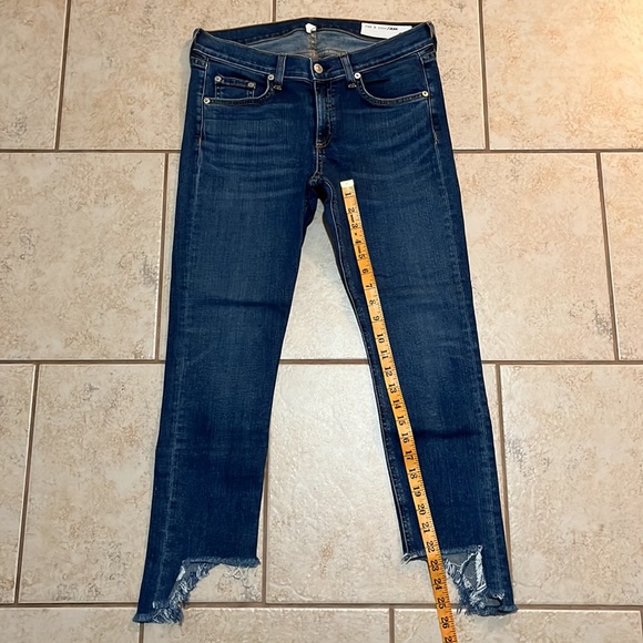 RAG & BONE Capri Jeans Blue Size 29 - Picture 5 of 14